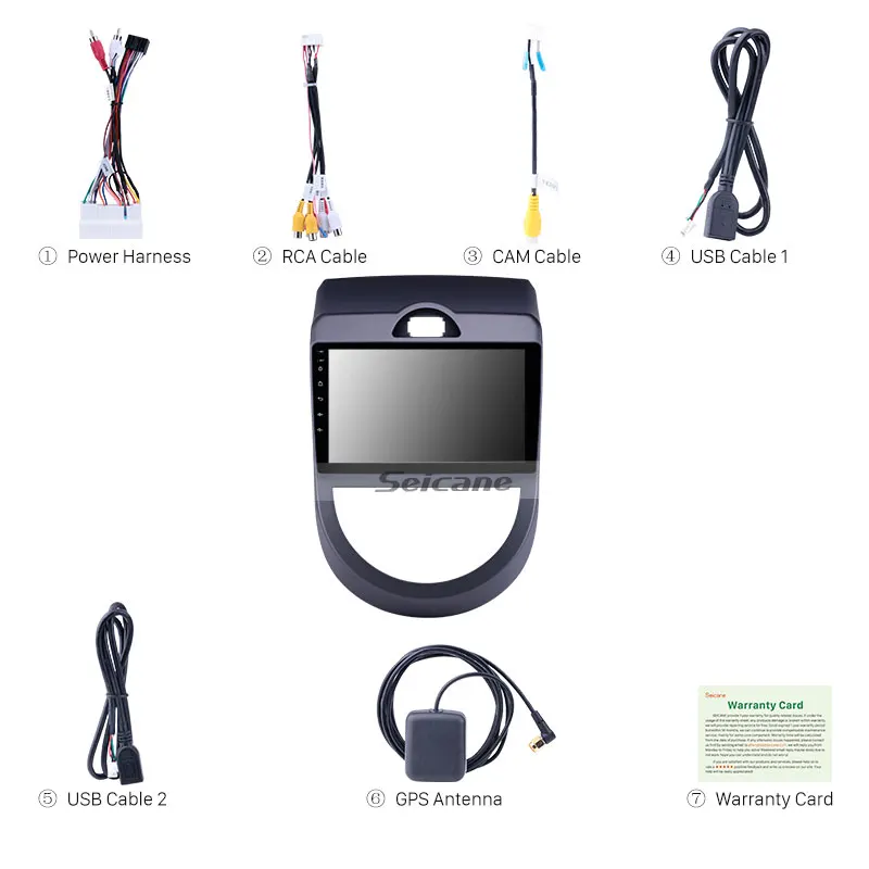 Top Seicane Android 8.1 9 inch 2Din Car Radio GPS Navigation Head Unit Player For Kia Soul 2010 2011 2012 2013 support DVR OBDII 3 Top Seicane Android 8.1 9 inch 2Din Car Radio GPS Navigation Head Unit Player For Kia Soul 2010 2011 2012 2013 support DVR OBDII 3