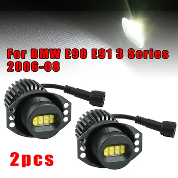 

Exterior Angel eye bulb Lamp White Replacement For BMW E90 E91 3 Series 2006-20008