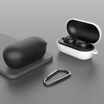 

Silicone case For Haylou GT1 /GT1 PLUS Bluetooth Earphone soft Silicone Protective Case with Anti-lost Buckle