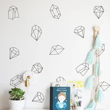 Funlife экологически чистые Мультяшные обои детская комната спальня алмазные обои геометрические линии PA113