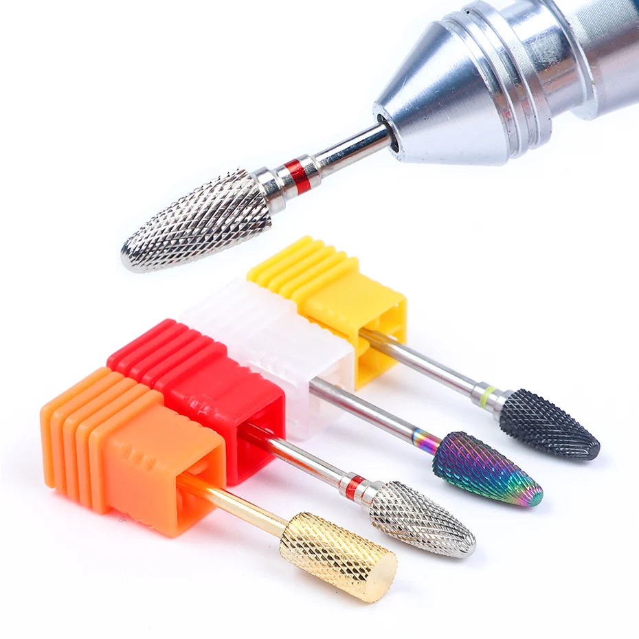 

Nail Drill Bits Tungsten Carbide Metal Bits Electric Machine Milling Cutter Burr Nail Files Manicure Drill Accessories JIZL01-04