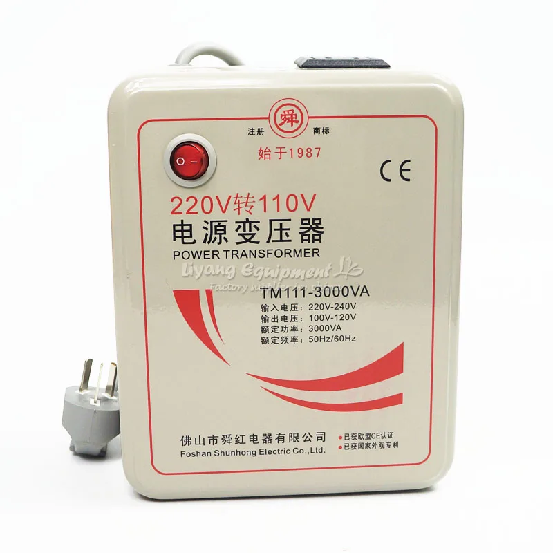 

Voltage converter 3000W/2000W/1000W/500W transformer 220V to 110V or 110V to 220V E00002 for BGA rework station CNC machine