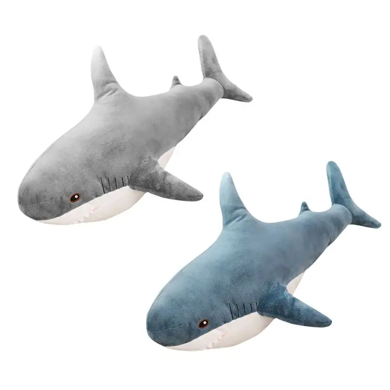 

Great White Shark Plush Stuffed Animal Toy Sofa Car Cushion Gifts for Children M76C