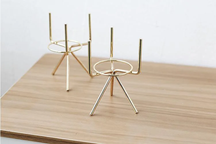 Керамический цветочный горшок в скандинавском стиле, железный каркас, держатель для растений, Зеленый цветочный горшок, украшение для офиса