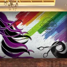 Customized large murals can't be barbershop 3D wall tooling wallpaper mural