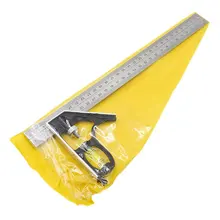 

300mm Adjustable Combination Square Angle Ruler 45/90 Degree With Bubble Level Multifunctional Gauge Measuring Tools