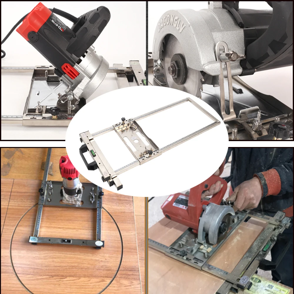 Multifunction Electricity Circular Saw Trimmer Machine Edge Guide Positioning Cutting board tools Woodworking Router