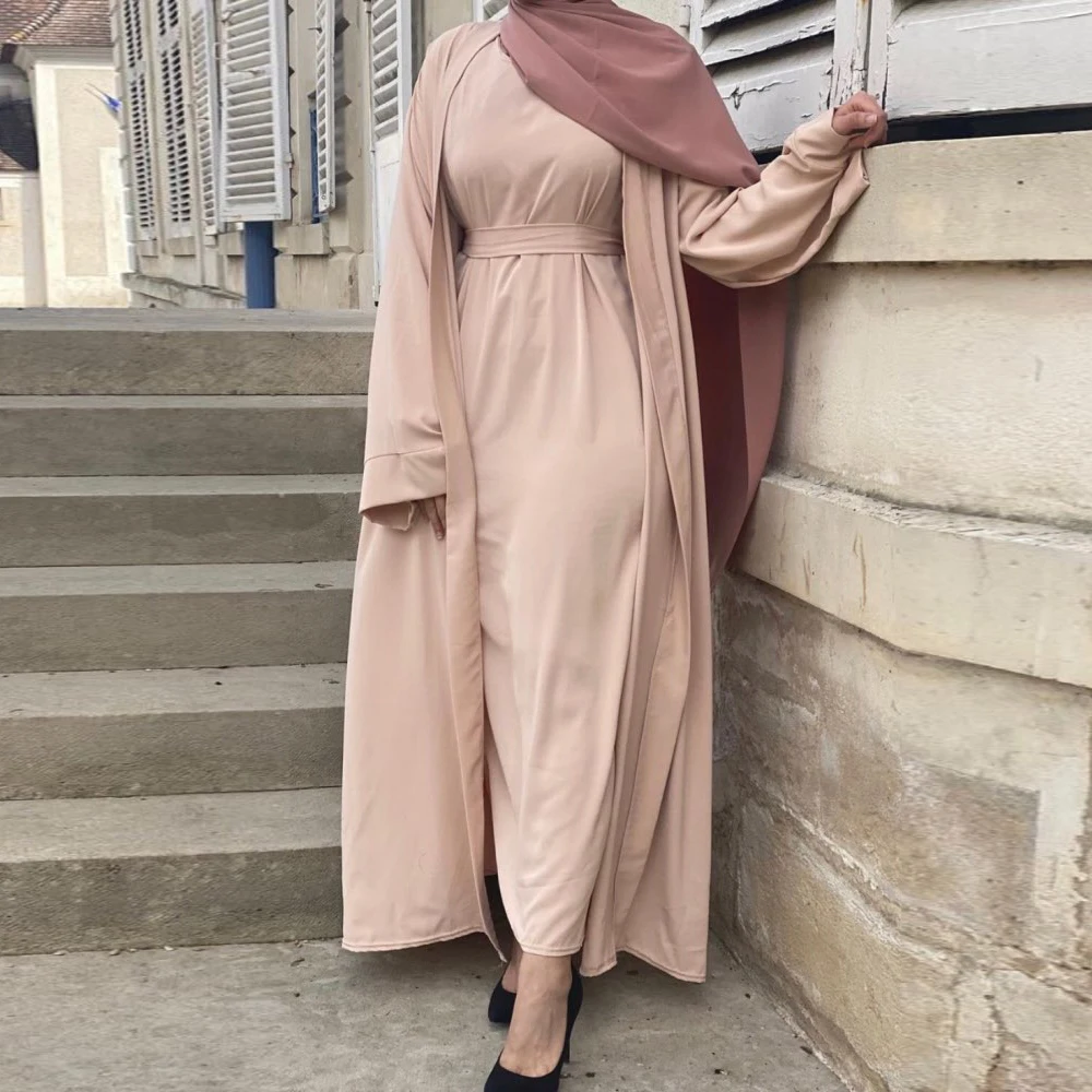 Kaftan Abaya Dubai Kimono Cardigan Turkey Islam Muslim Hijab Long Dress Abayas For Women Robe Africaine