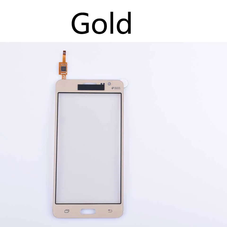 Gold 10pcs\lot For Samsung Galaxy On5 G5500 G550 G550FY Touch Screen Panel Sensor Digitizer Glass Touchscreen NO LCD - Цвет: Gold