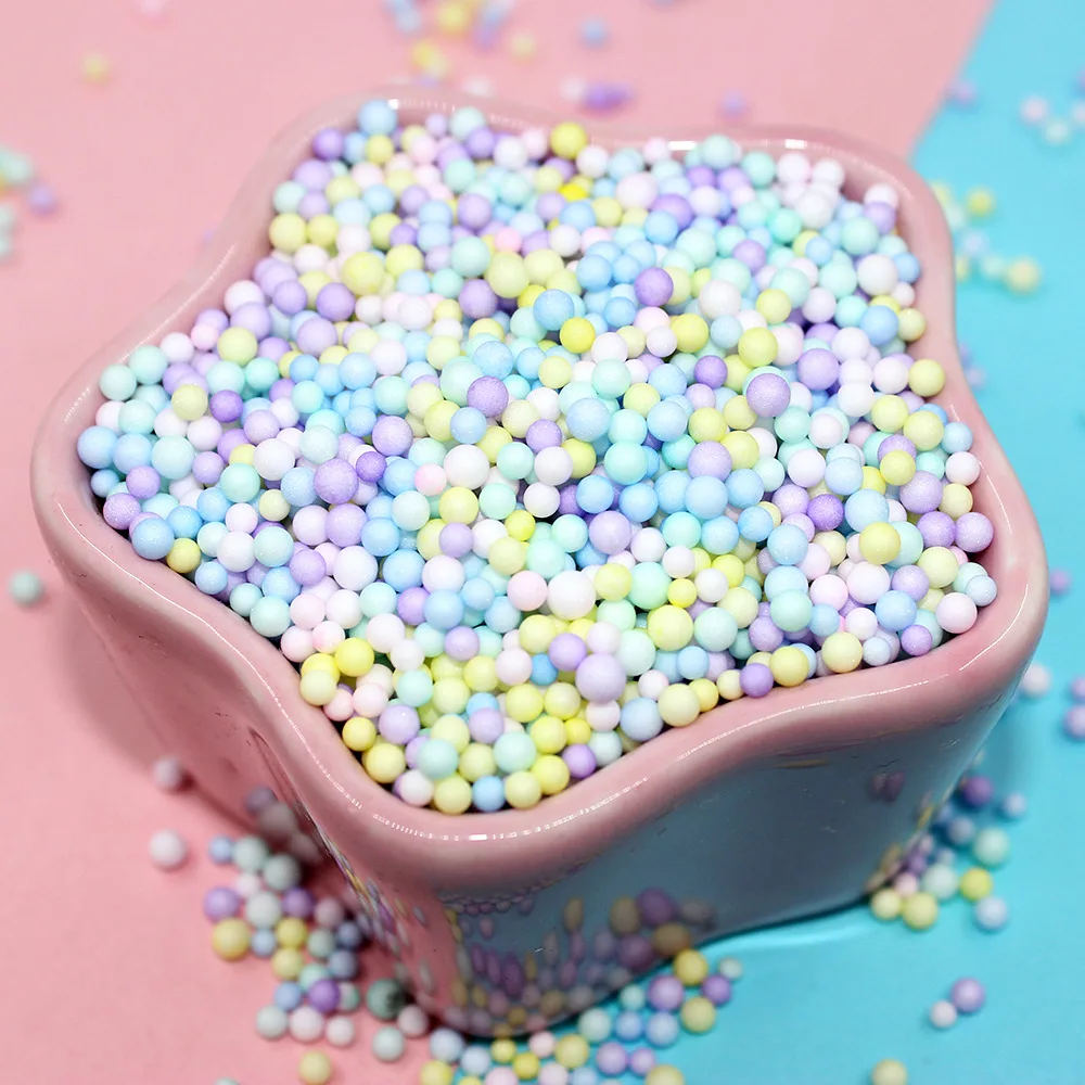 

Resin Crystal Music Filler Colorful Ball Simulation Pearl Decorative DIY Accessories Wishing BottleFoam Filler Material Hot Sell