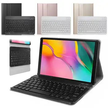 

PU Leather Wireless Bluetooth Keyboard Tablet Cover For Samsung Galaxy Tab A 8.0 inch 2019 S-Pen SM-T290 SM-T295 Case