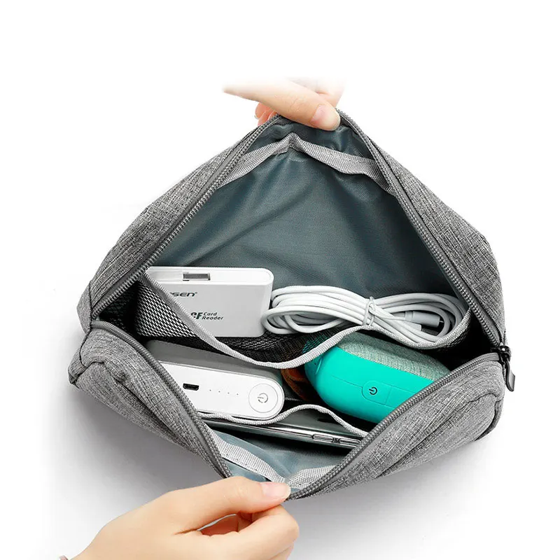 

Travel Closet Organizer Case For Headphones Storage Bag Digital Portable Zipper Accessories Charger Data Cable Usb Bag