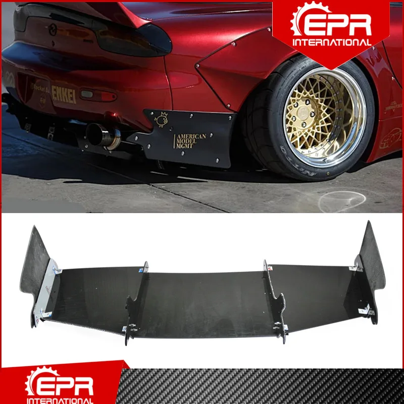 Для RX7 FD3S RB Style Стекловолоконный задний диффузор обшивка гоночная часть комплект