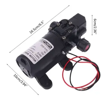 

DC 12V 130PSI 6L/Min Water High Pressure Diaphragm Self Priming Pump 70W D08F