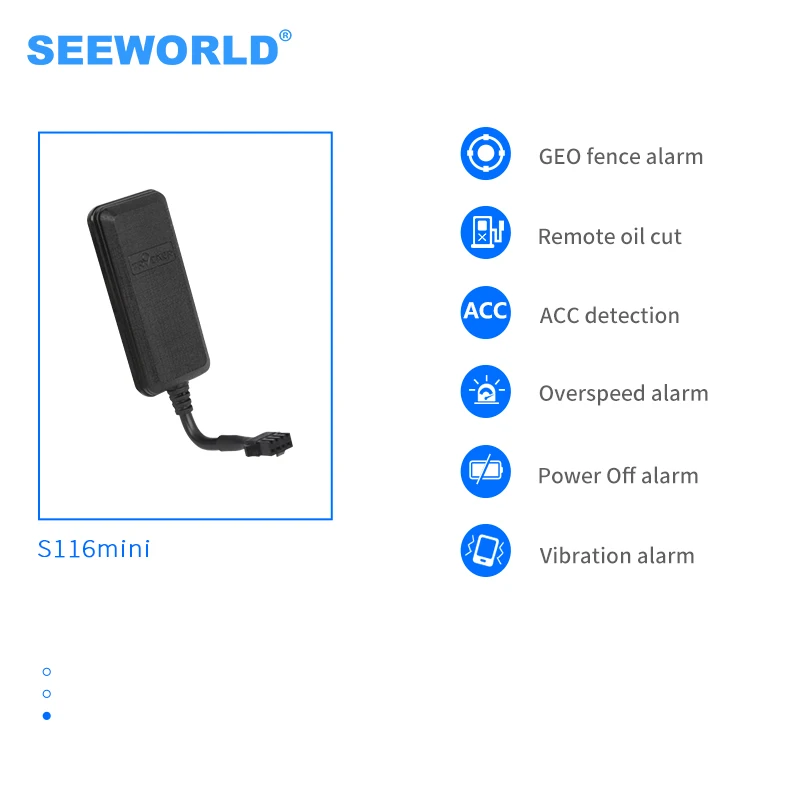 SEEWORLD Электрический Скутер gps устройство онлайн слежения с системой удаленно