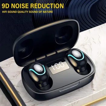 

Waterproof In Ear Sports Wireless Earbuds Bluetooth 5.0 Touch Control Noise Cancelling HiFi Stereo With Charging Base Music