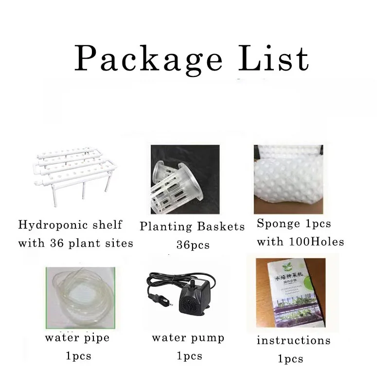 Hydroponic Grow Kit 36 Holes
