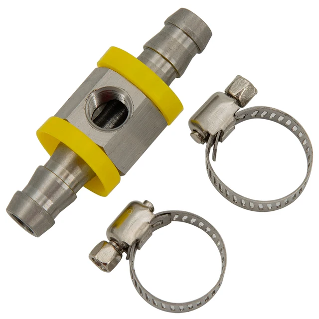 18 Inch Mechanical Oil Pressure Line Kit - Includes 1/8" NPT Fittings, 3000 PSI Hose, For Gauge Installation