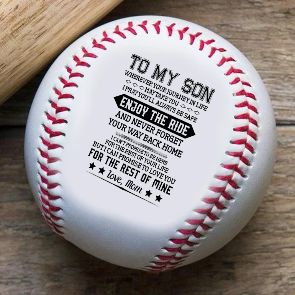 

Mom To Son, Remember How Much You Are Loved Baseball Ball