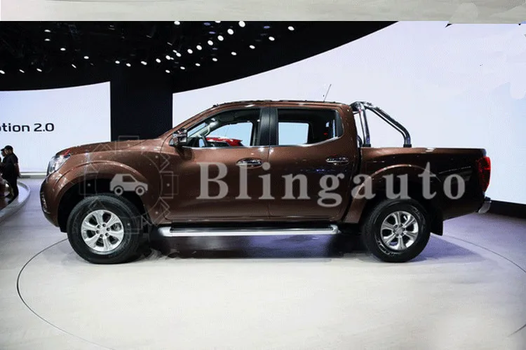 Подходит для Ni ssan NAVARA NP300- 2 шт. Левая Правая Беговая доска боковые шаги nerf бар Автомобильная педаль боковые лестницы