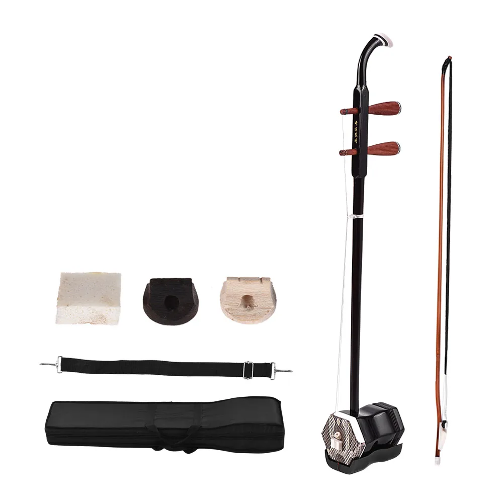 Solidwood Erhu Chinese 2-string Violin Fiddle Stringed