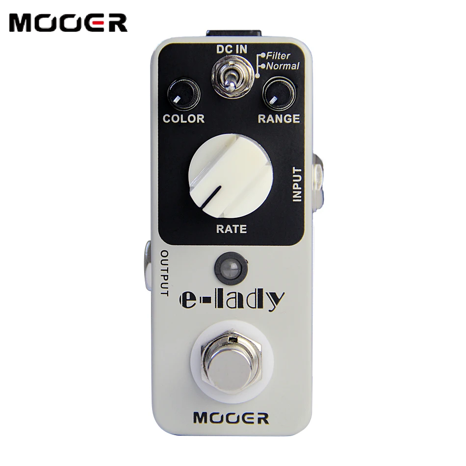 MOOER e-lady классический аналог Flanger гитарный эффект педаль 2 режима True Bypass полный металлический корпус классический аналоговый Flanger звук