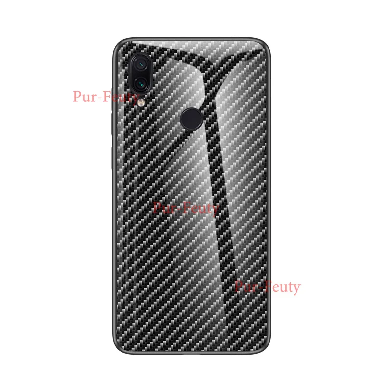 

For Huawei P30 P20 Pro P10 Plus p30lite P Smart Z 2019 STK-LX1 Case Tempered glass Gradient carbon fiber protect cover case
