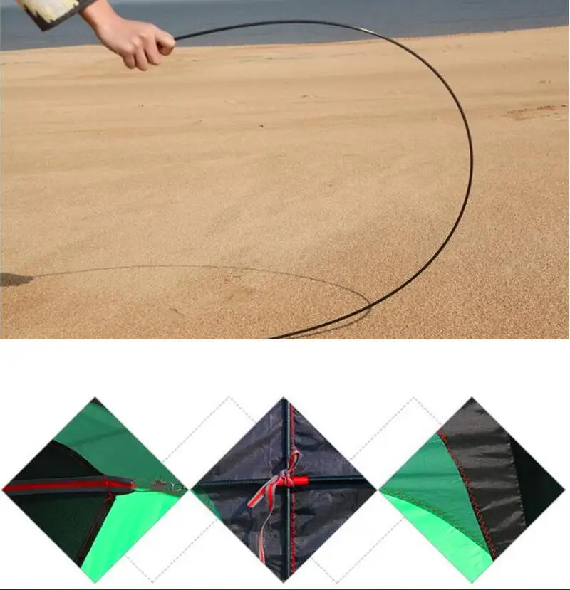 Volný doprava velký podílet se kites létající hraček pro děti kites ovládat linky outdoorové sportovní kites silon odborný vítr kites