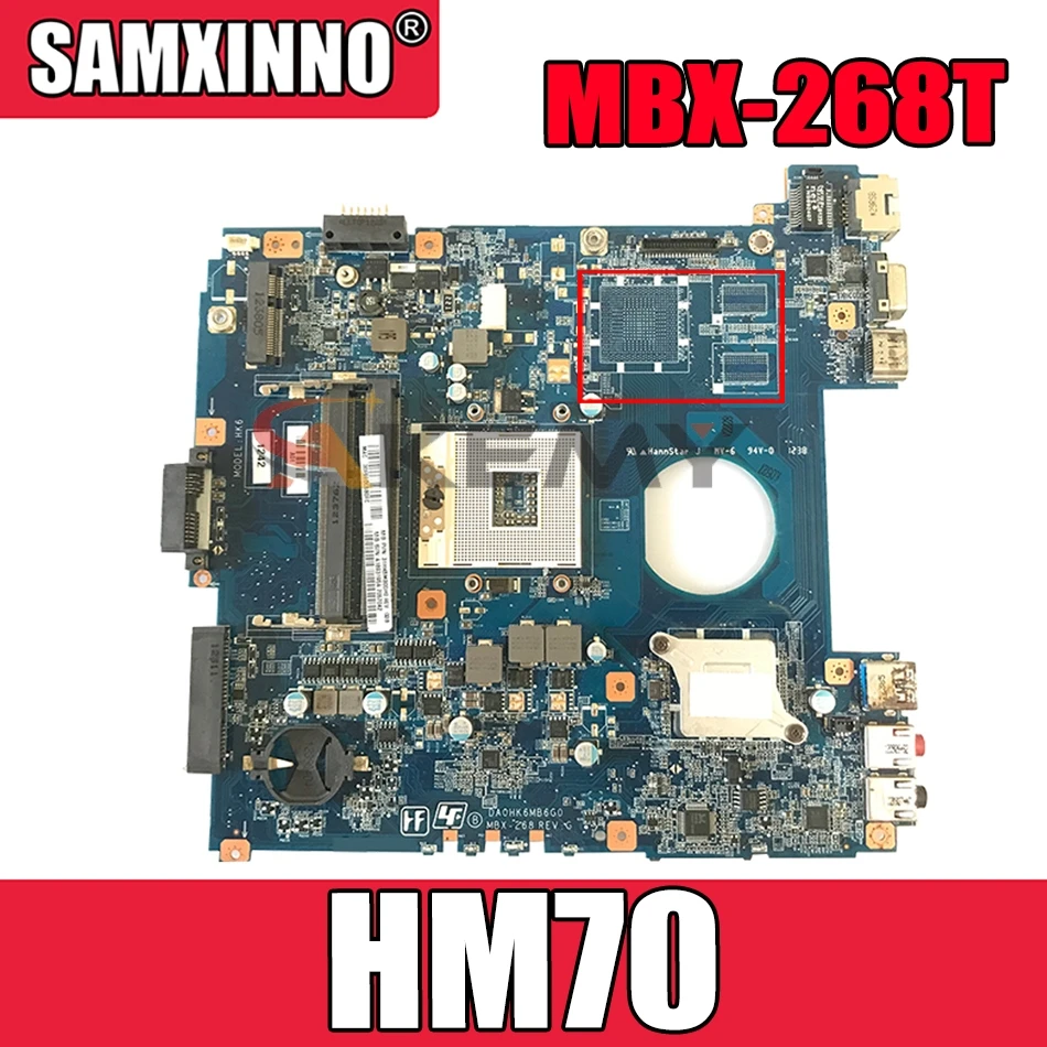노트북 마더 보드, 소니 SVE14 SVE141 SVE141D11N MBX 268 HM70 칩 100% 테스트 완료 ...