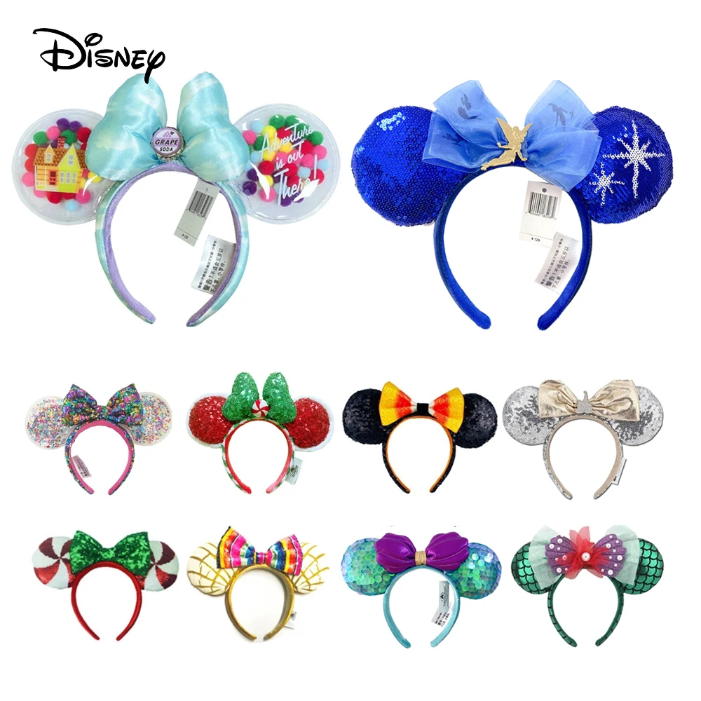 COSTUME Headband Peter-Pan Sequin-Bows Gift EARS Plush Cosplay Adult/kids Disney