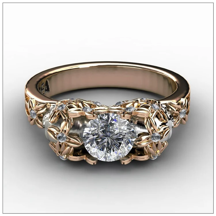 

Black Gold Color Engagement Rings For Women black AAA Zircon Jewelry Fashion Women Wedding Ring Size 6 7 8 9