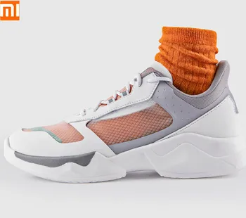 

New XiaoMi Hyber casual shoes breathable lightweight non-slip wear-resistant stable support transparent mesh men's running shoes