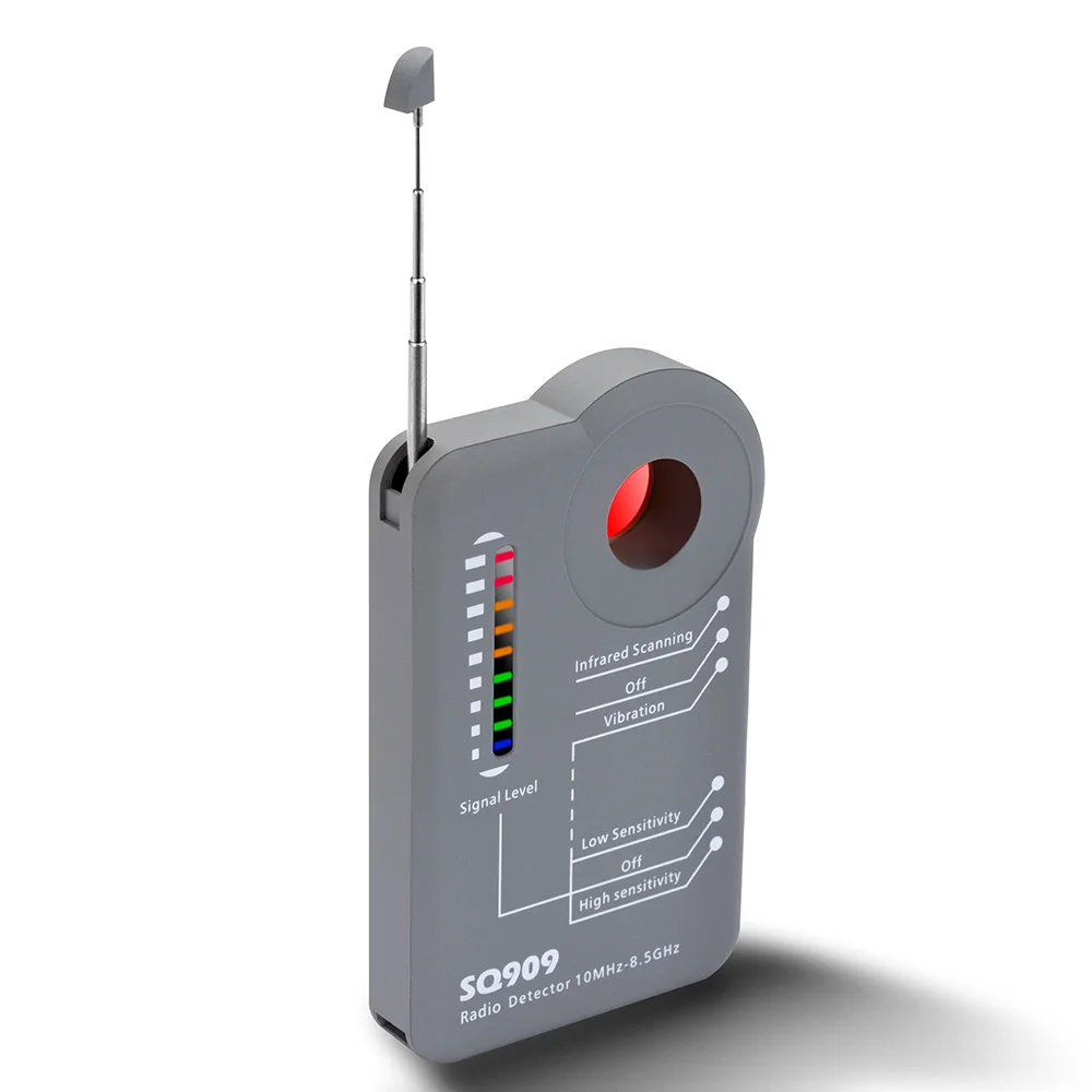 Original Proker Spy Hidden Camera Detector Audio Bug Detector Vibration Warning Anti-Candid Anti-Eavesdropping