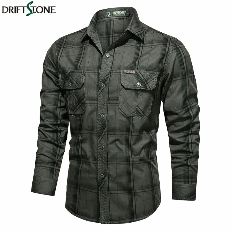 Autumn New Men's Military Tactical Shirt Cotton Men's Combat Army Shirts Plus Size 4XL Long Sleeve camisa militar Male Shirt