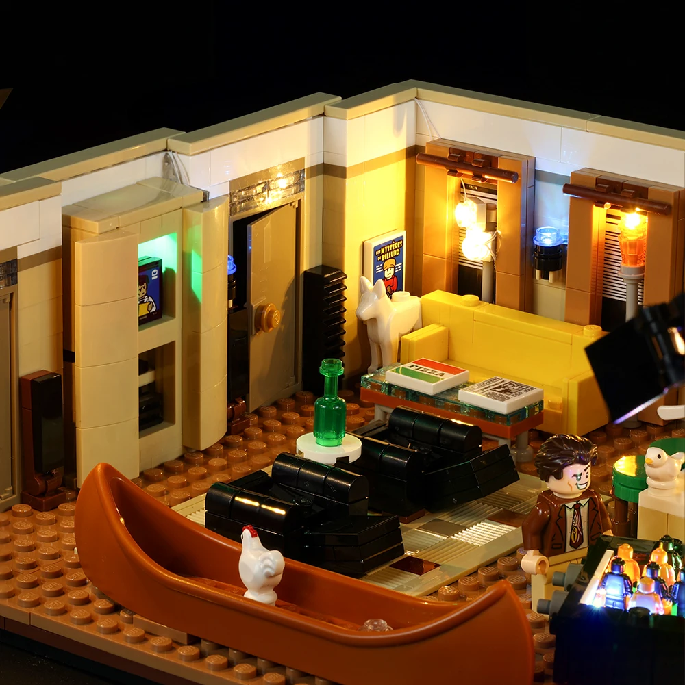Led Lighting Kit For LEGO 10292 The Friends Apartments Blocks Building (NOT Include Model)
