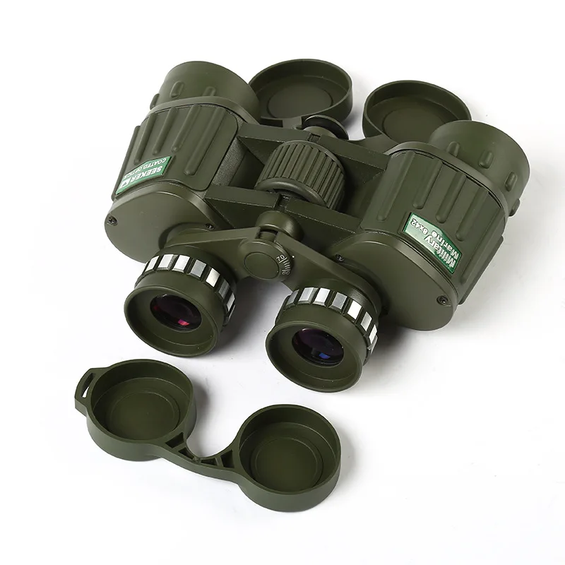 

New Style Aluminum Wheels Eyepiece Army Green Binoculars Outdoor Ranging High-definition High Power Binoculars