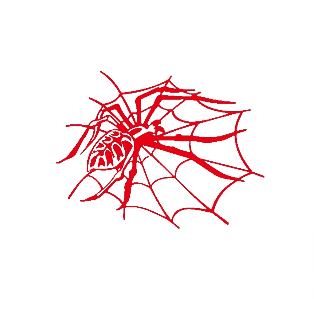 Spider Web Personalized Car Sticker PVC High Quality Window Bumper ...
