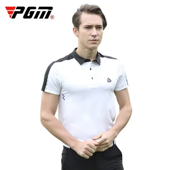 

PGM Golf Anti-Wrinkle Fabric Clothing Summer Outdoor Sport Men's Quick Dry Short-Sleeve T-shirt Yf246