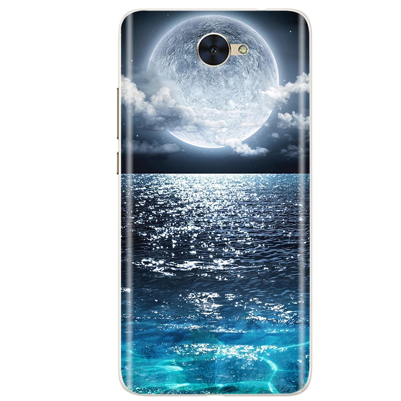 Case For Huawei Y7 2017 Case Silicone TPU Back Cover Phone Case For Huawei Y7 TRT-LX1 TRT-LX2 TRT-LX3 Y 7 2017 Case Coque Fundas cell phone belt pouch