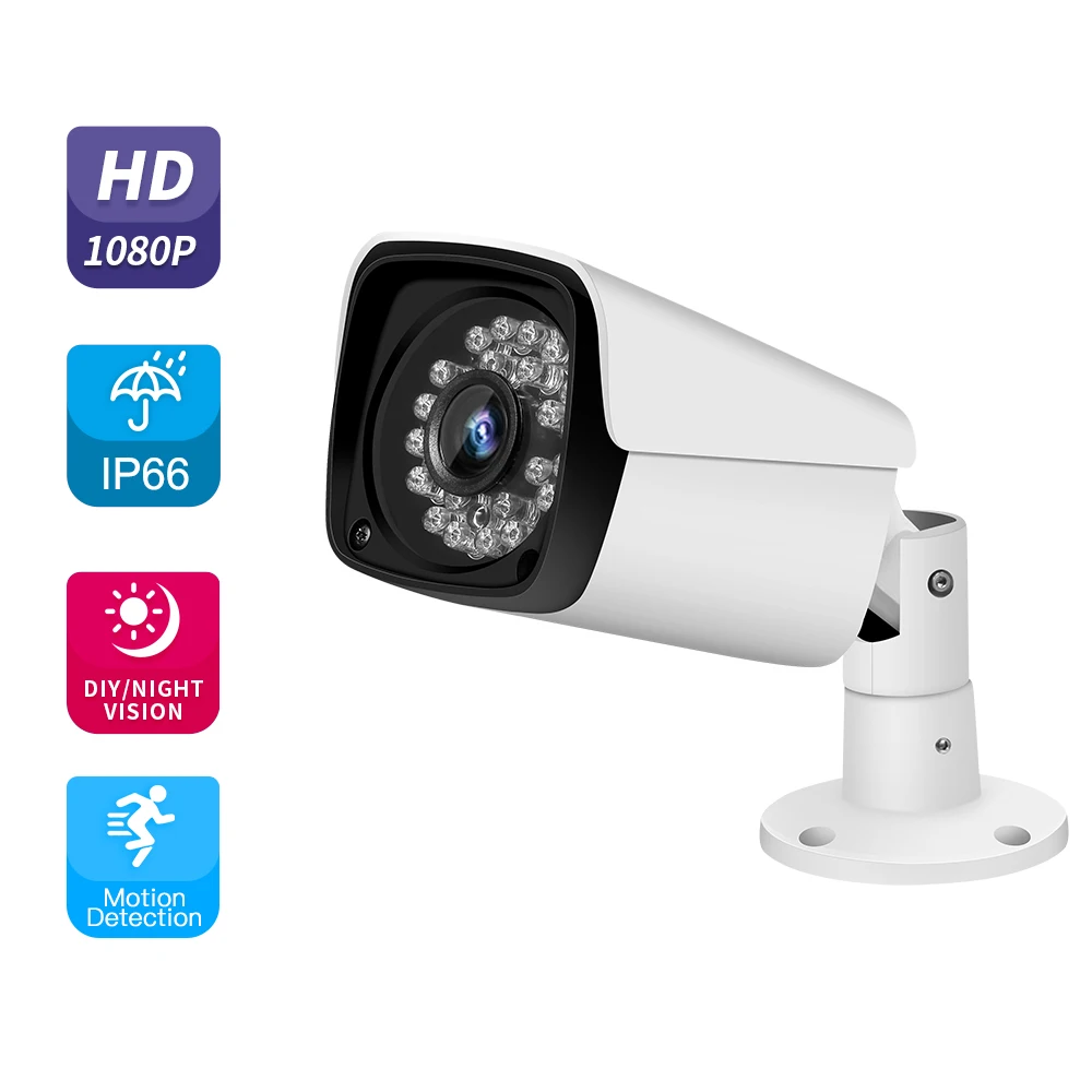 NVR CVI TVI HVR AHD 5-in-1 DVR 8CH CCTV Recorder+ 4pcs Video Surveillance Security Camera CCTV Security System Kit Outdoor