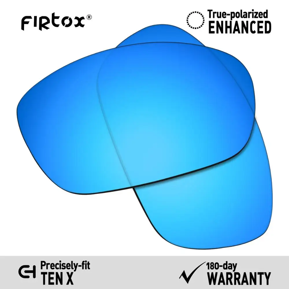 Blue-Polarized Firtox настоящие поляризованные Сменные рассеиватели UV400 для солнцезащитных очков-oxley Ten X(Только Совместимые линзы)-несколько цветов - Цвет линз: Blue-Polarized