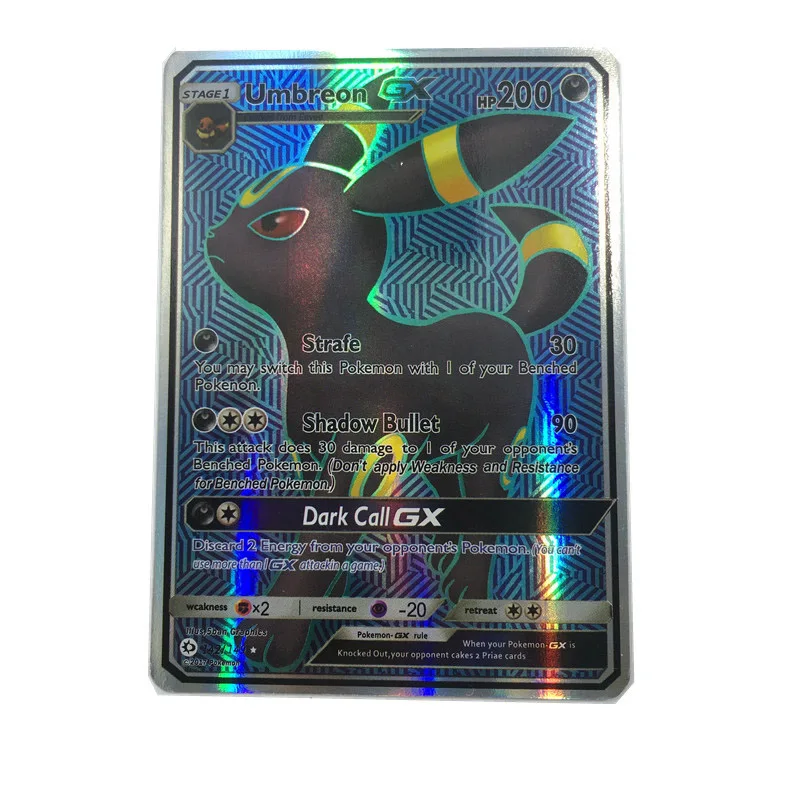 Новейшие 100 шт. GX EX карточные игрушки хобби настольные игровые карты