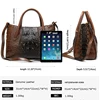 WESTAL women's genuine leather handbag women ladies bag Crocodile pattern handbags designer tote-handle bags briefcase female ► Photo 3/6