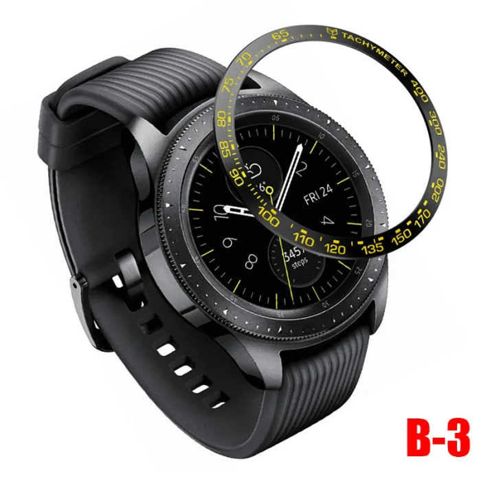 Ободок кольцо клеющаяся крышка против царапин Металл для samsung Galaxy Watch 42 мм LHB99