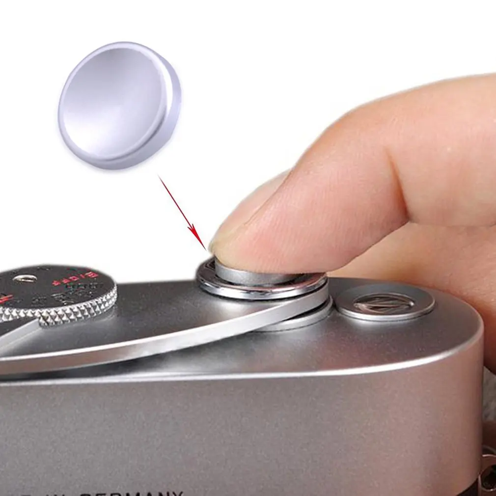 4 шт 10 мм Диаметр вогнутая металлическая мягкая Спусковая Leica M LM объектив лазерным дальномером Камера для цифровой фотокамеры Fuji X100 100S X20 X10 M3 M6 M7