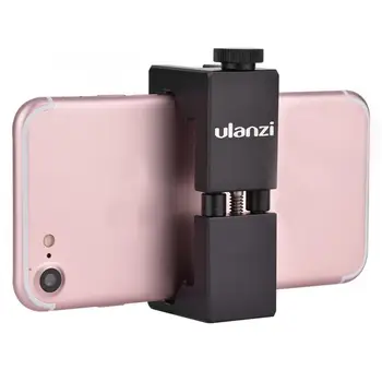 

Ulanzi IRON MAN II Metal Mount Adjustable Smartphone Clip with Hot Shoe Universal Phone Holder 1/4" Screw Mount Phone Photograph