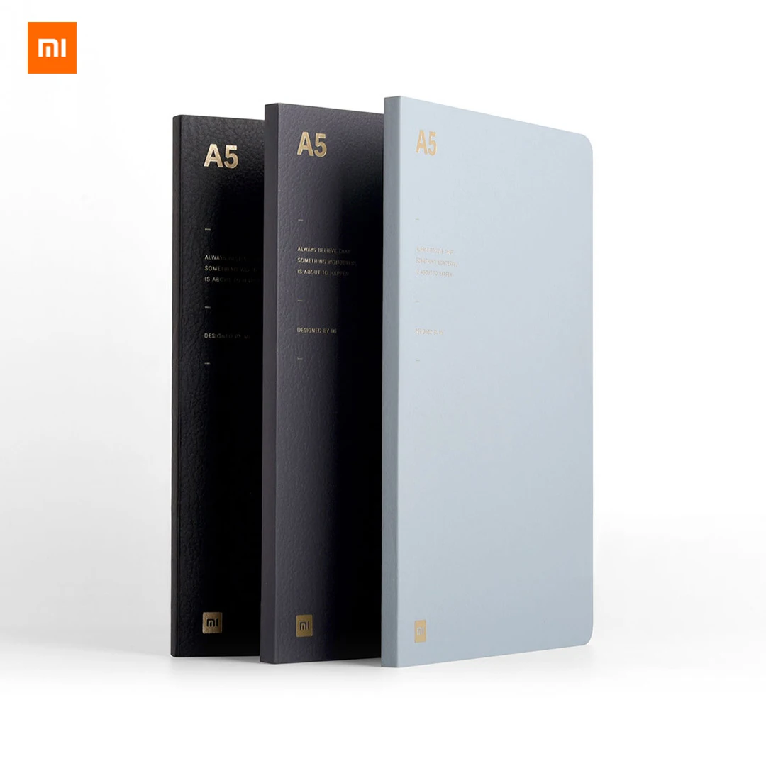 Оригинальный ноутбук Xiaomi 3 цветов три внутренних формата страниц гладкие