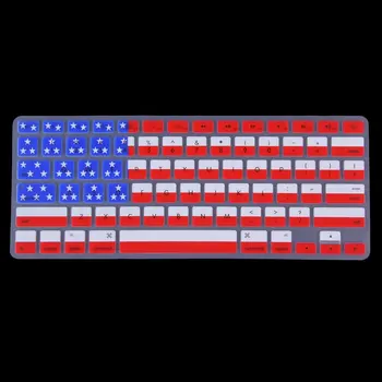 

USA Flag Dust-free Silicone Laptop Keyboard Skin Protective Film for Macbook