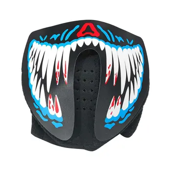 

Luminous Face Mask Fashion Wire LED Halloween Easter Rave Costume Mask Party Easter Decor Gift Elastic Mouth Masks