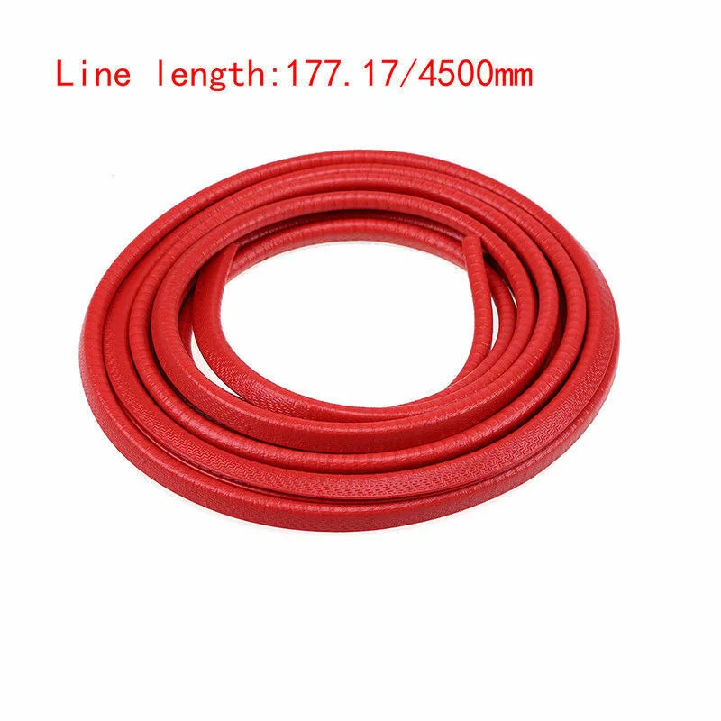 

4.5M Red Rubber Car Door Flexible Trim Edge Guard Moulding Seal Strip Protector fit easily over any door edge for 2019